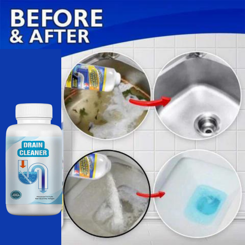Pipe Blockage Powder Powerful Drainage, Sinks & Pipes Blockage Removal Powder (Buy 1 Get 1 ...