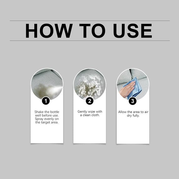 Instant Sofa Stain Remover Spray Remove Coffee, Oil & Dirt Stains Easily - Buy 1 Get 1 Free